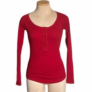 Victoria's Secret PINK Thermal Red Sequin Top Size S